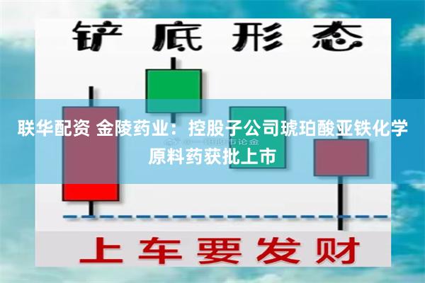 联华配资 金陵药业：控股子公司琥珀酸亚铁化学原料药获批上市
